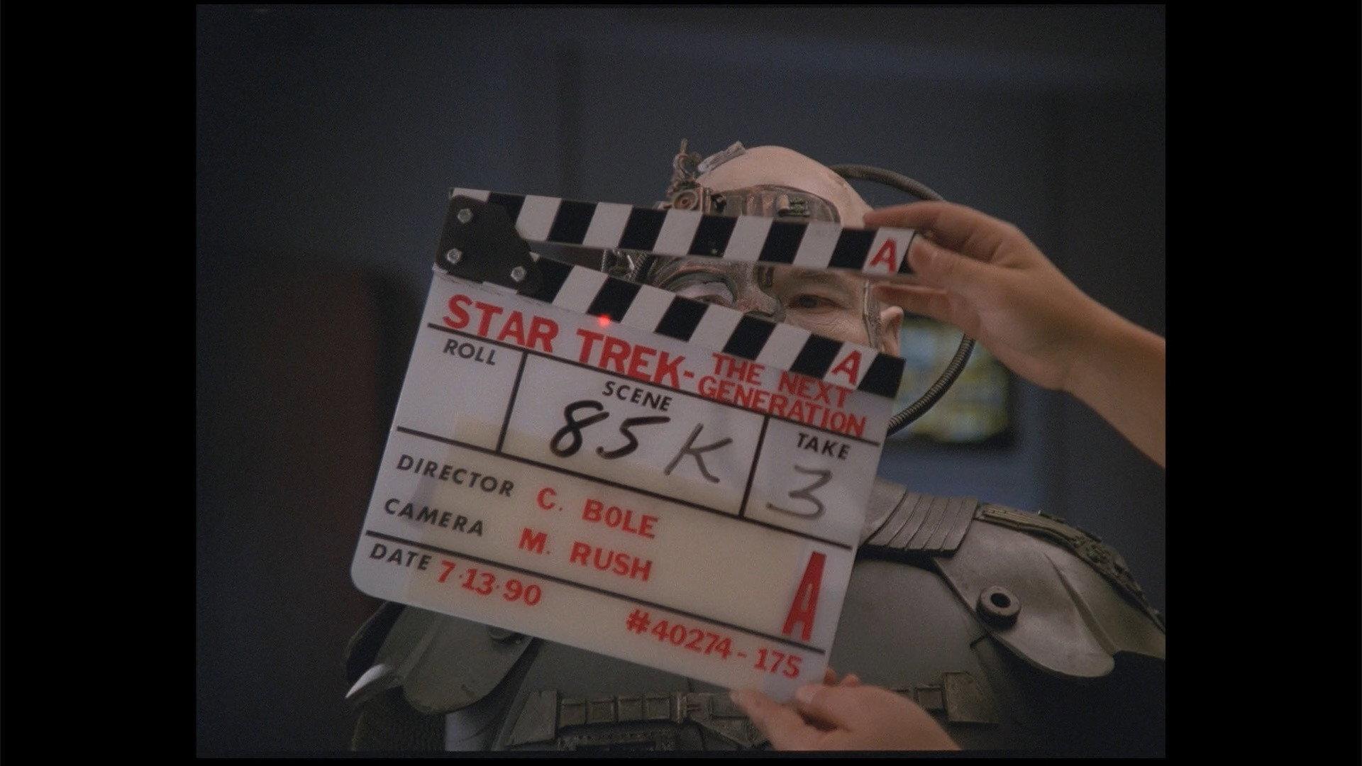 Still from The Best of Both Worlds Gag Reel