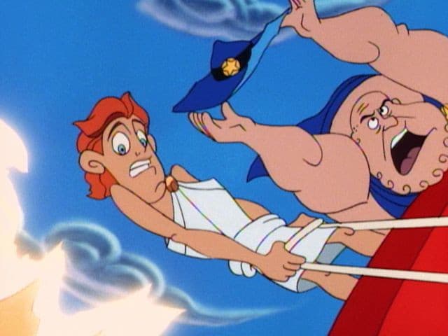 Still from Hercules and the Comedy of Arrows