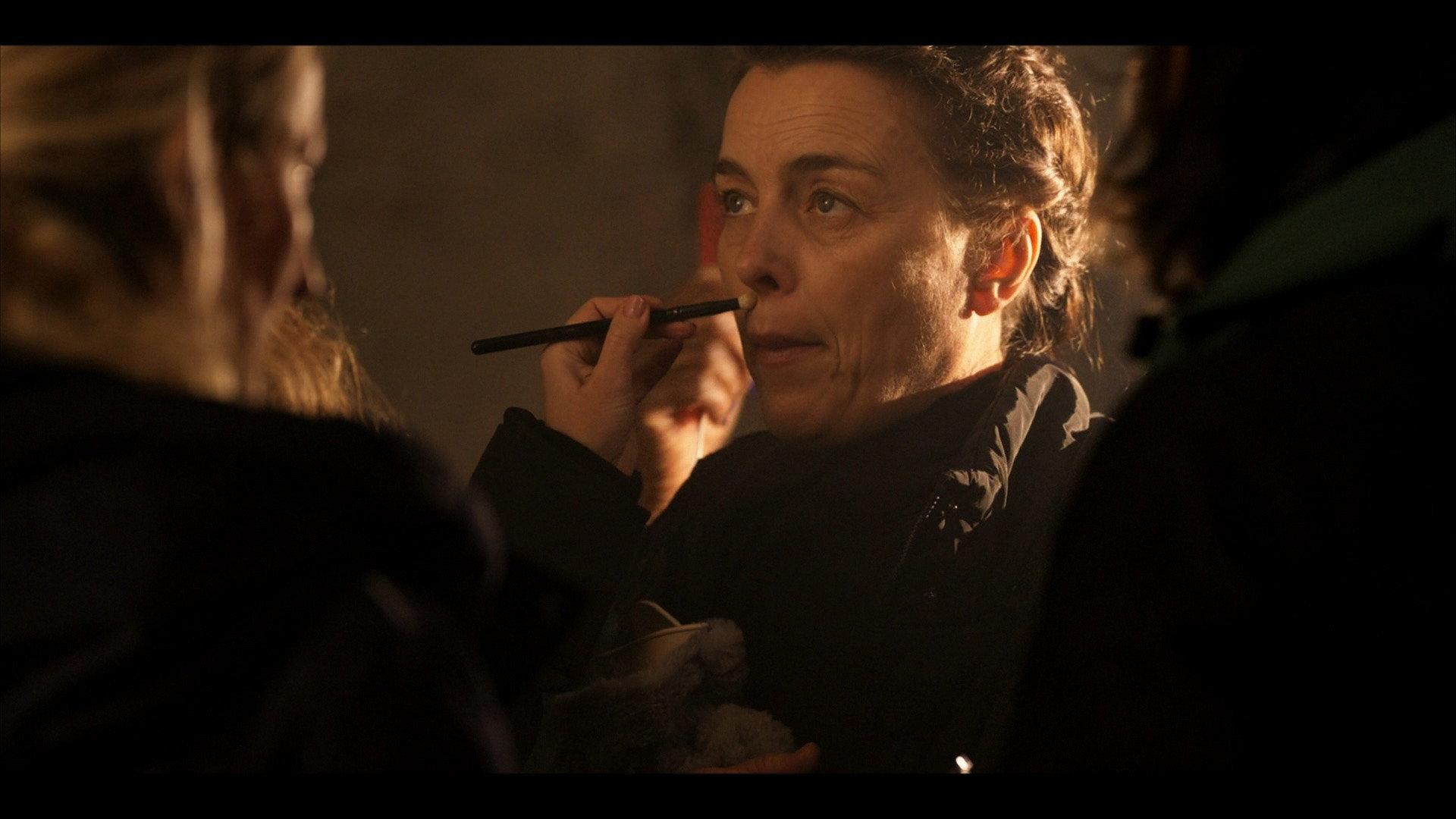 Still from Behind the Veil: Crafting the Hair and Makeup