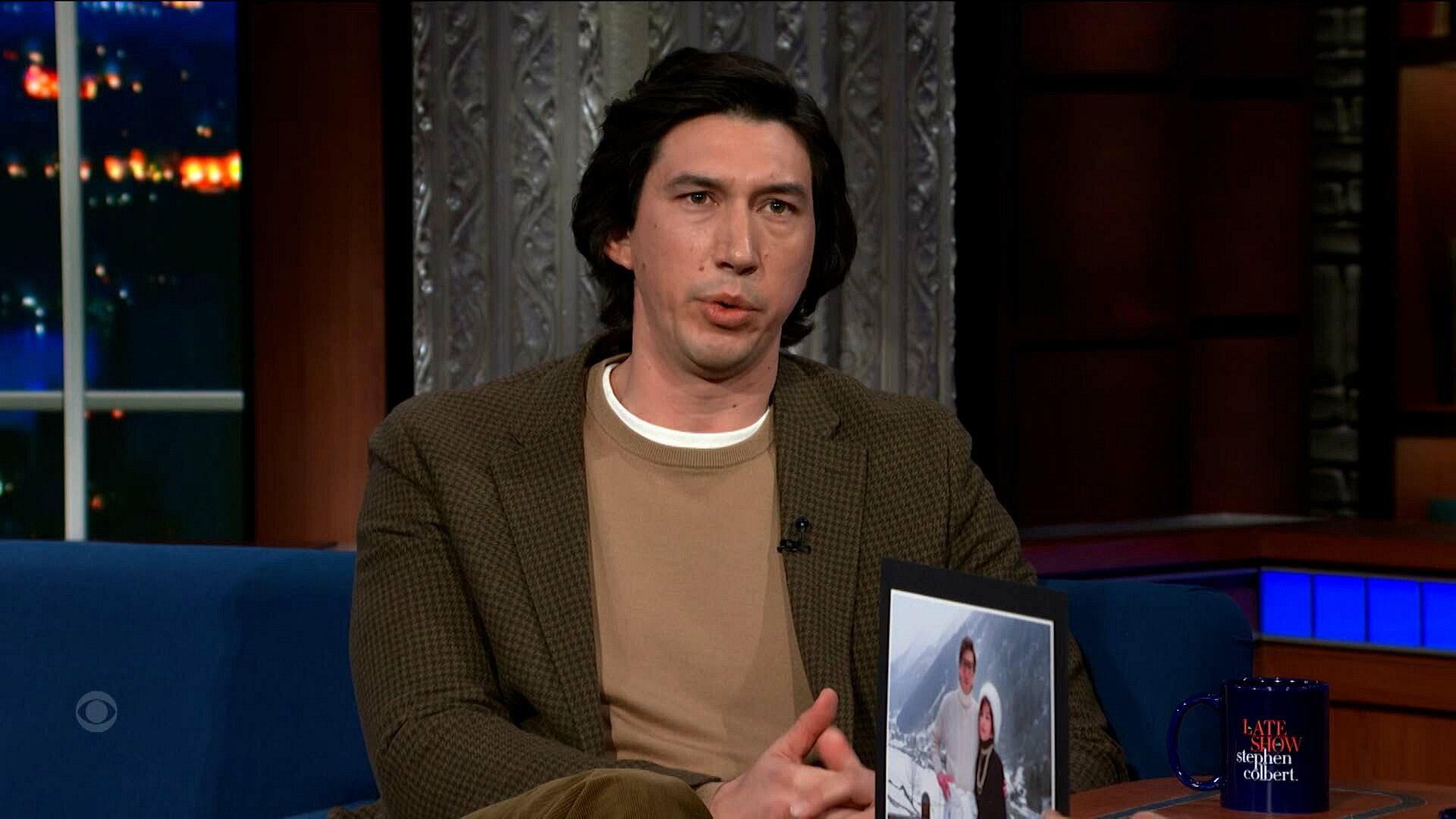 Still from Adam Driver, America Ferrera