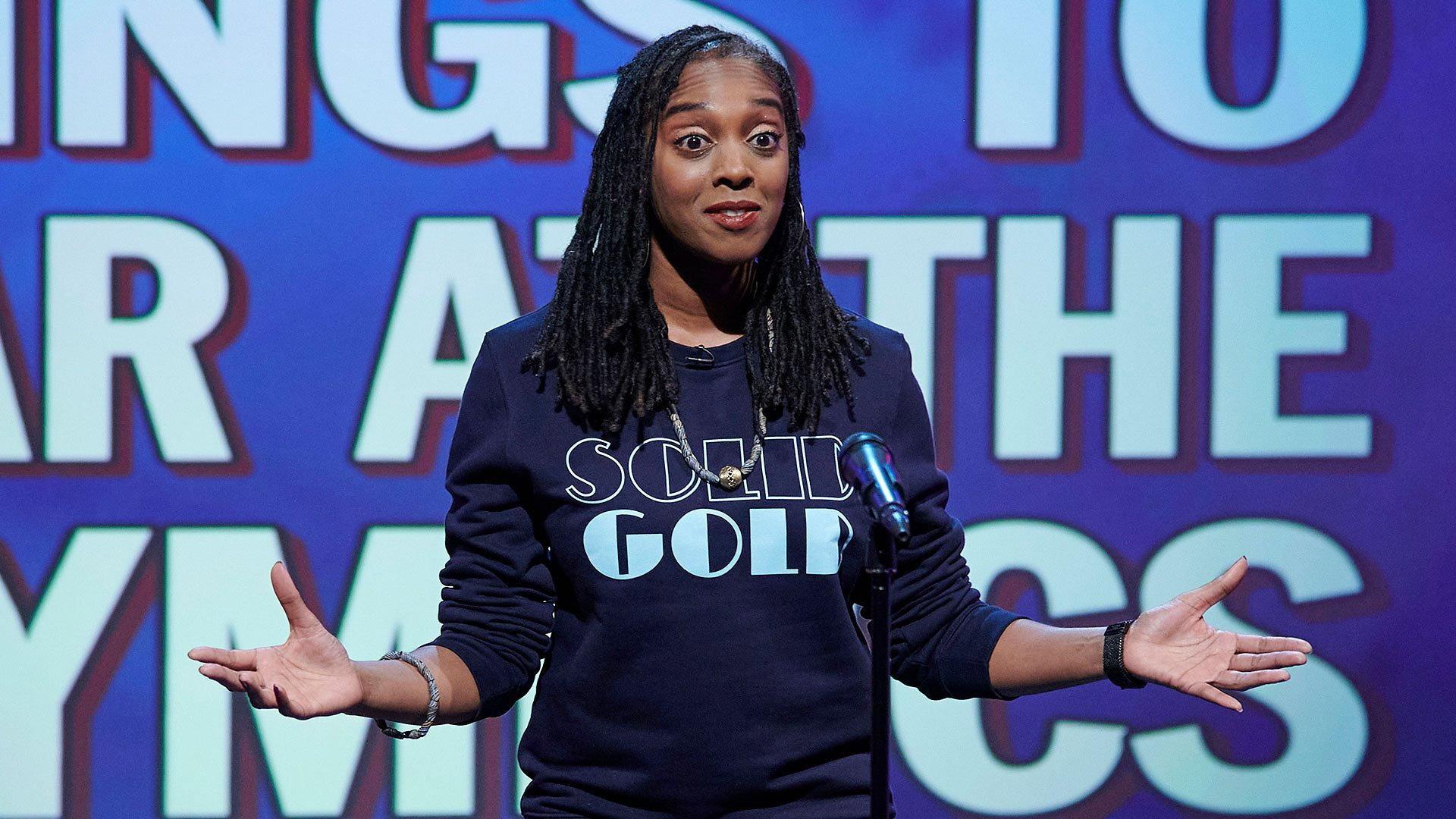 Still from Ed Byrne, Rhys James, Athena Kugblenu, Laura Lexx, Jonny Pelham