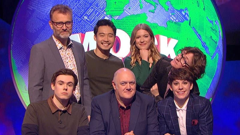 Still from Ed Byrne, Rhys James, Olga Koch, Nigel Ng, Suzi Ruffell