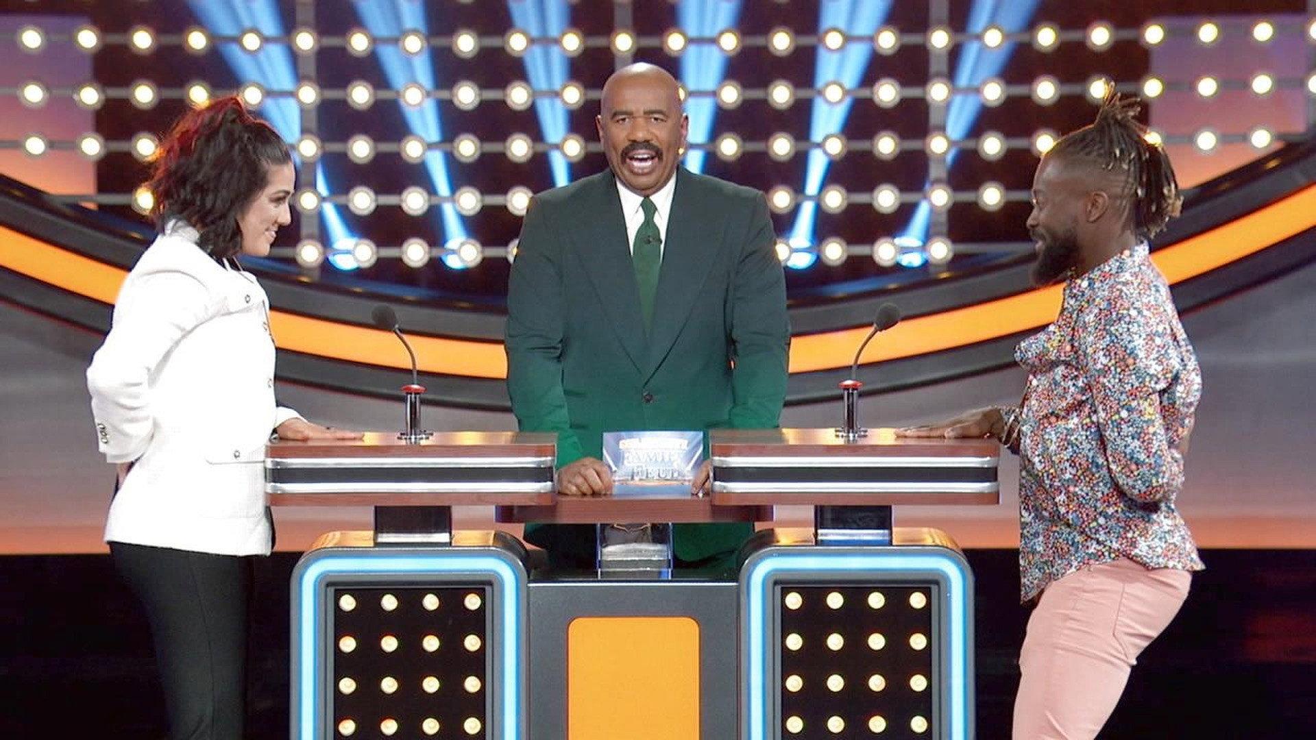 Still from WWE Women vs. WWE Men and Marcus Lemonis vs. Bert Kreischer