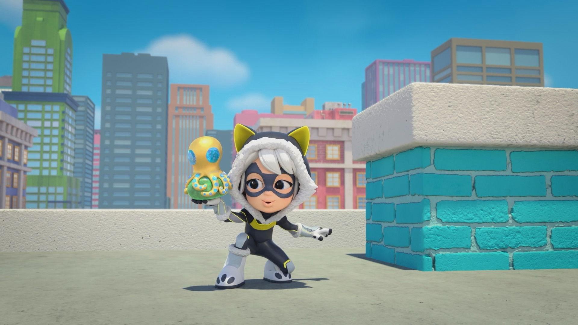 Still from The Octopus and the Kitty Cat