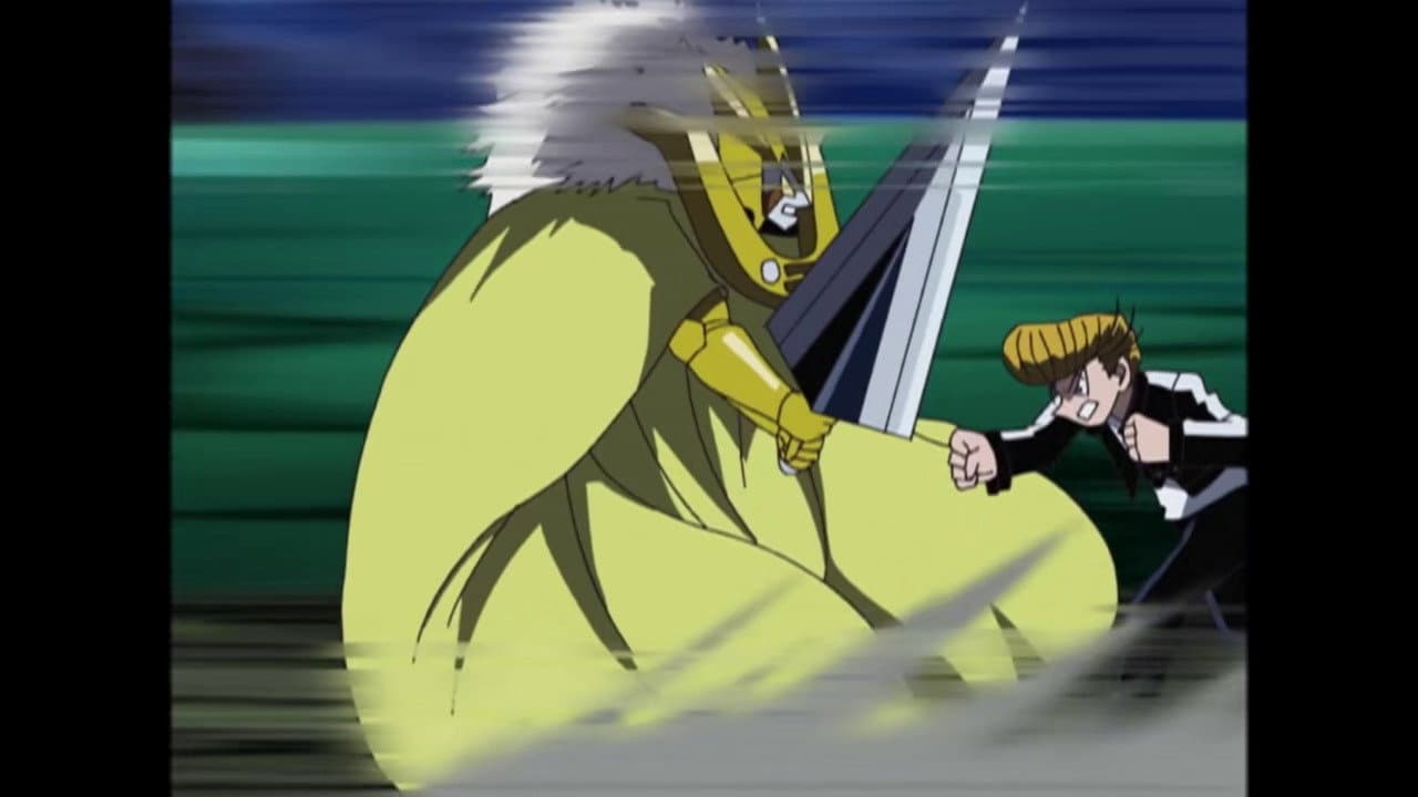 Still from Moonlit Night's Disturbance. Fist of Friendship. Earth's One-Hit Certain Kill!