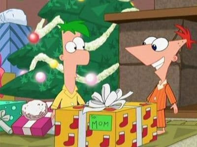 Still from Phineas and Ferb Christmas Vacation