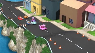 Still from Racing Rivals