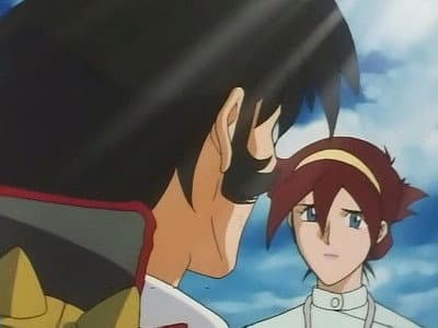 Still from Assault of the Four Evil Kings! Soaring Raven Gundam