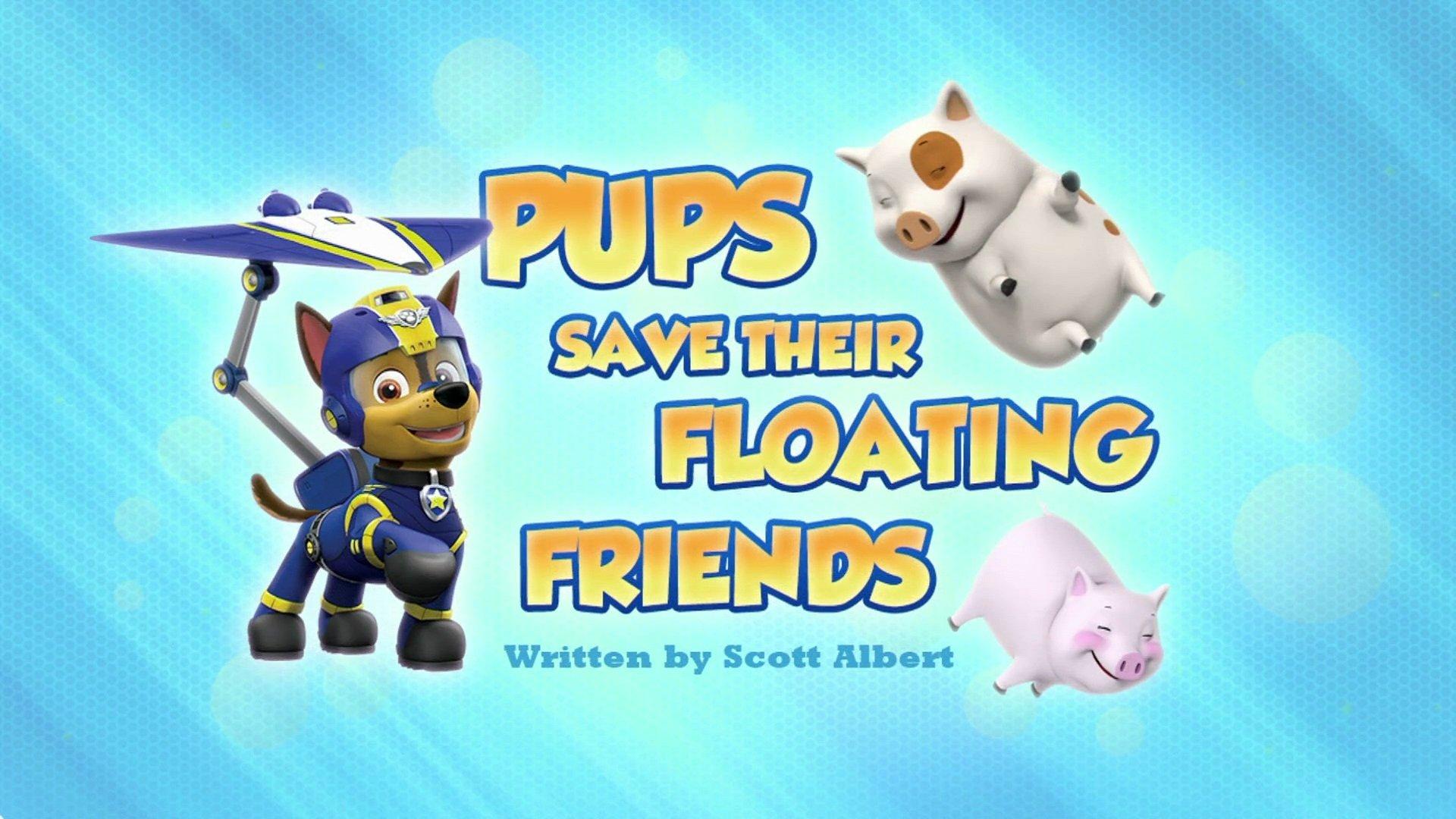 Still from Pups Save Their Floating Friends