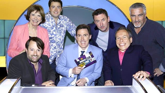 Still from Joan Bakewell, Jason Manford, Warwick Davis, Paul Hollywood