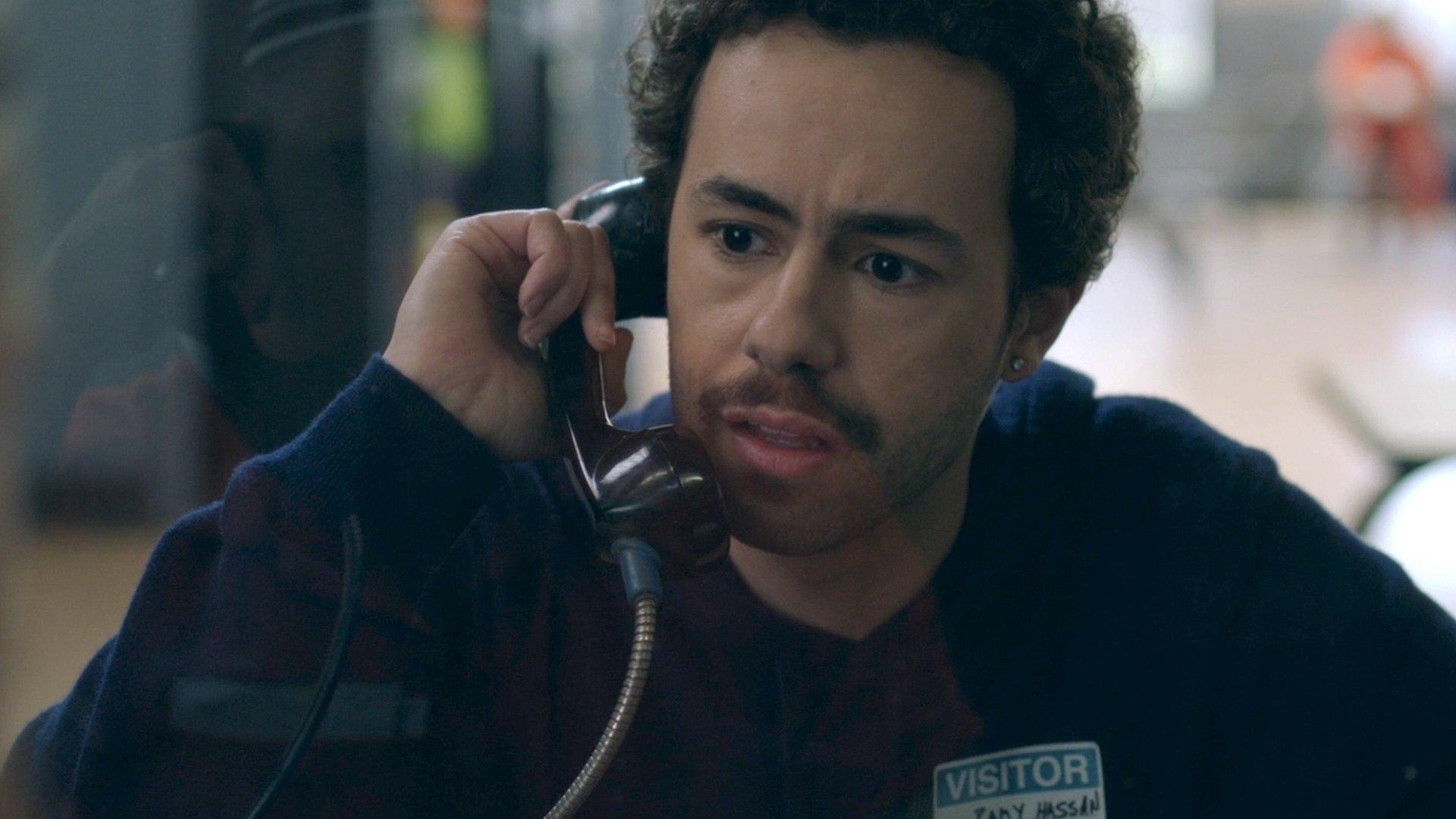 Still from a blanket on the television