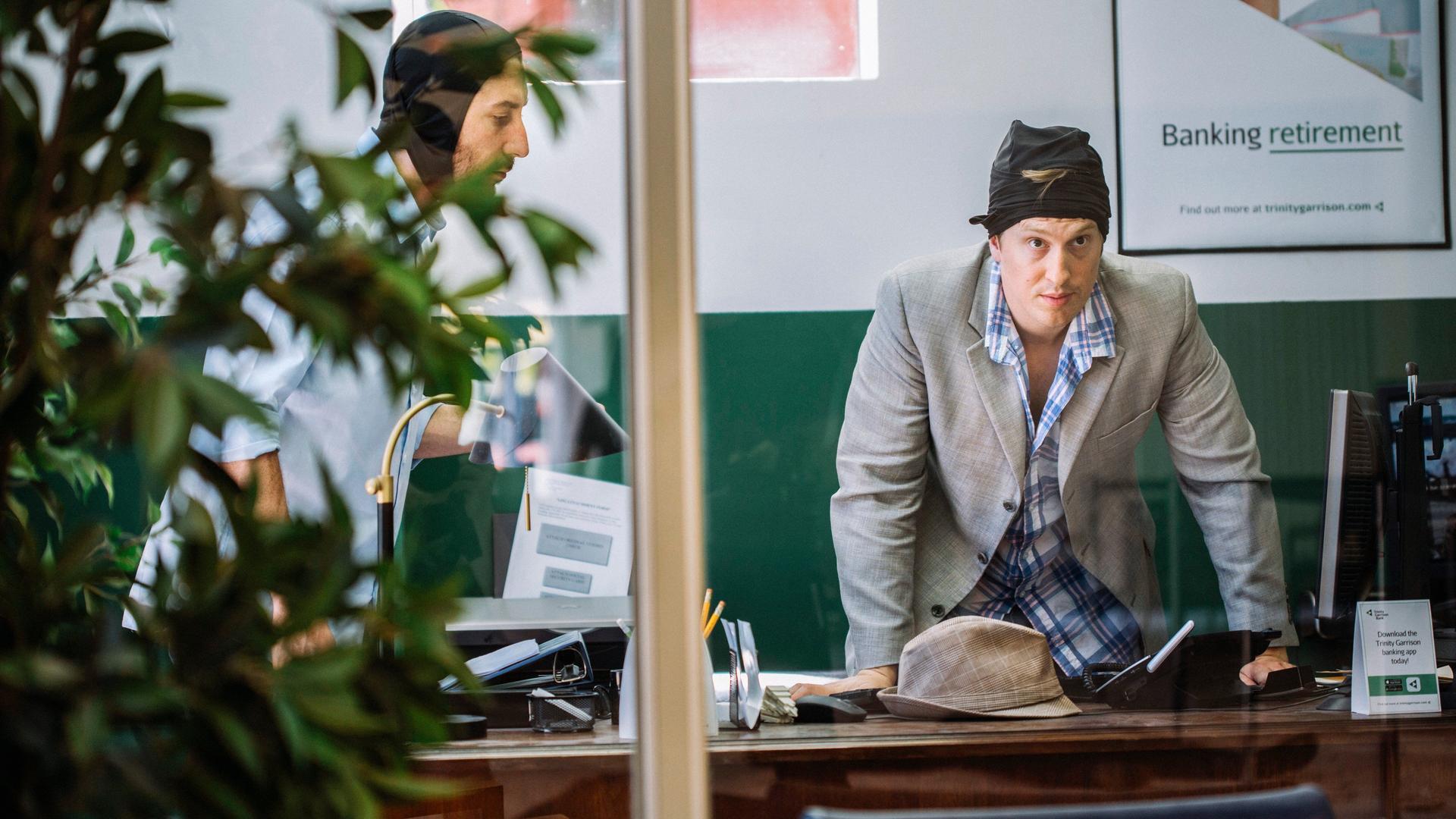 Still from The Bank