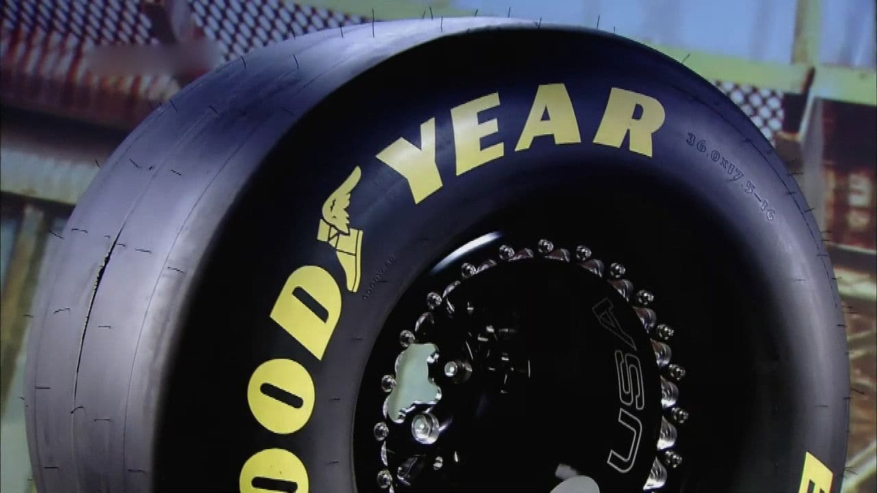 Still from Dragster Tires, Icing, Floating Docks, Spiral Pipes
