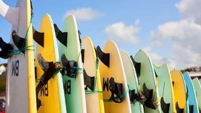 Still from Surfboards, Satchels, Butter
