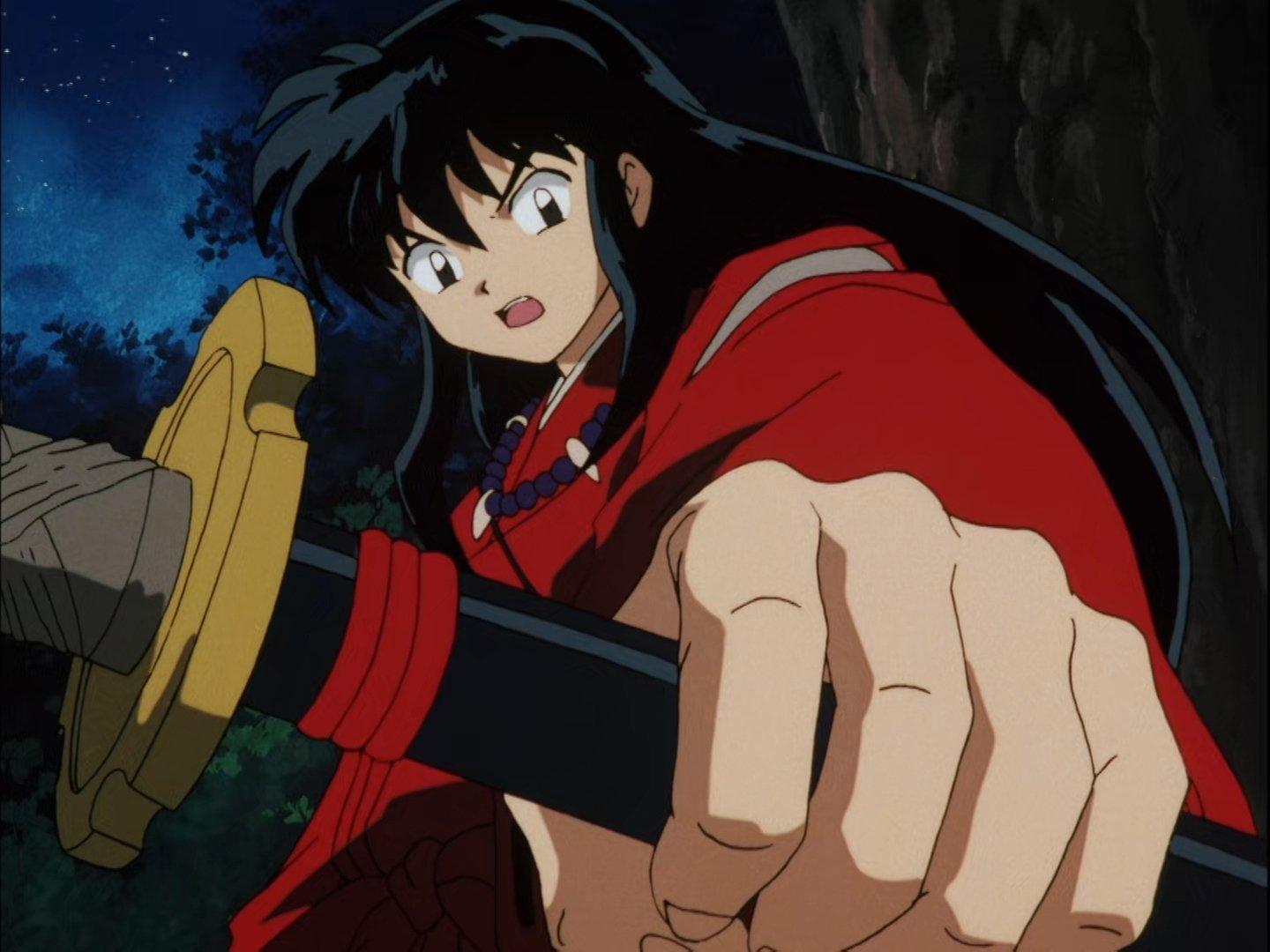 Still from The Mystery of the New Moon and the Black-haired Inuyasha