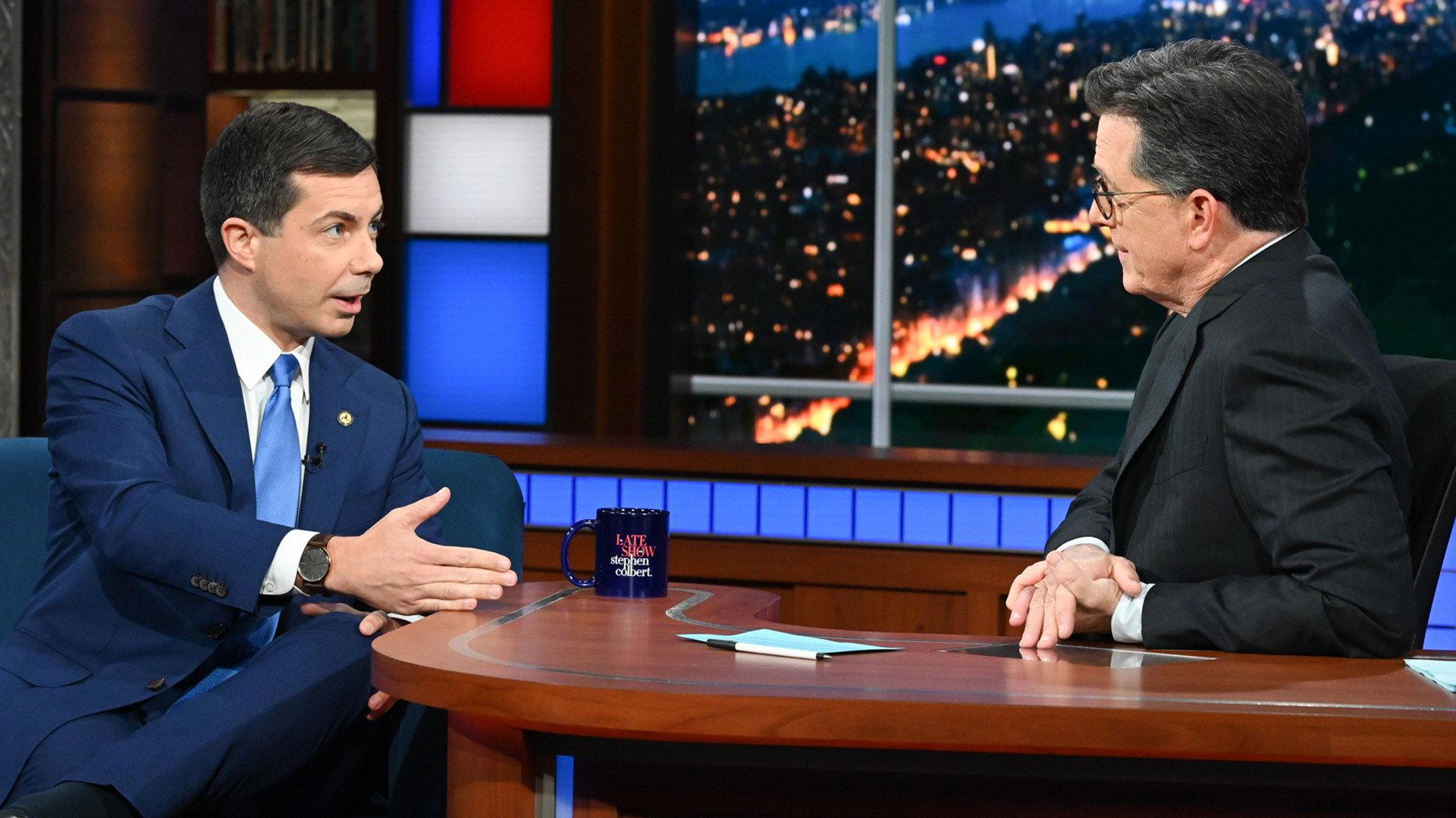 Still from Pete Buttigieg, Ina Garten