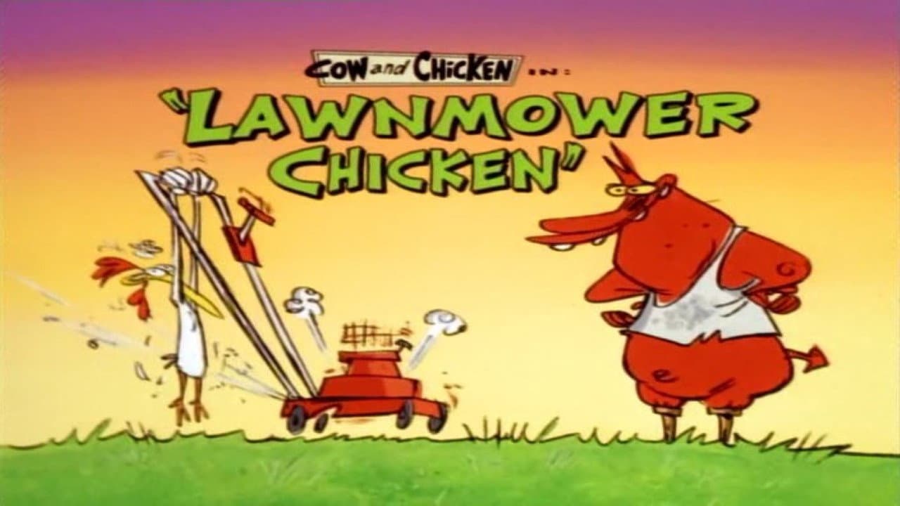 Still from Lawnmower Chicken