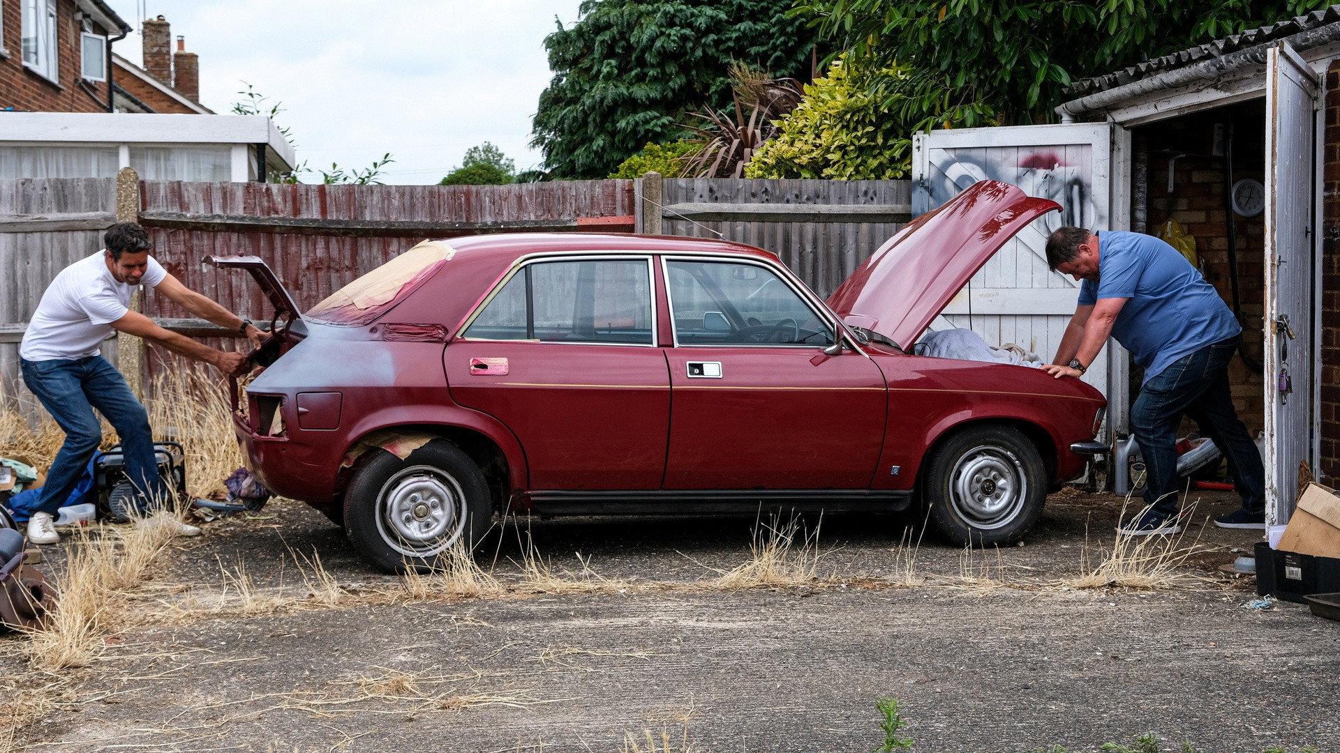 Still from Austin Allegro Vanden Plas