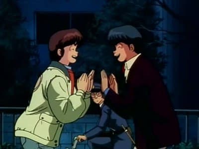 Still from This is the Critical point! Godai and Mitaka's duel of fate!