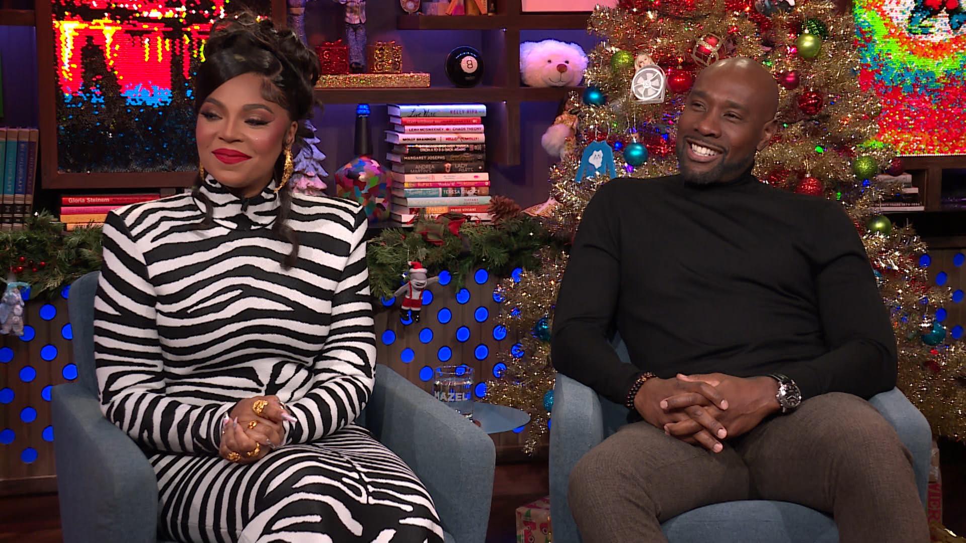 Still from Morris Chestnut and Ashanti
