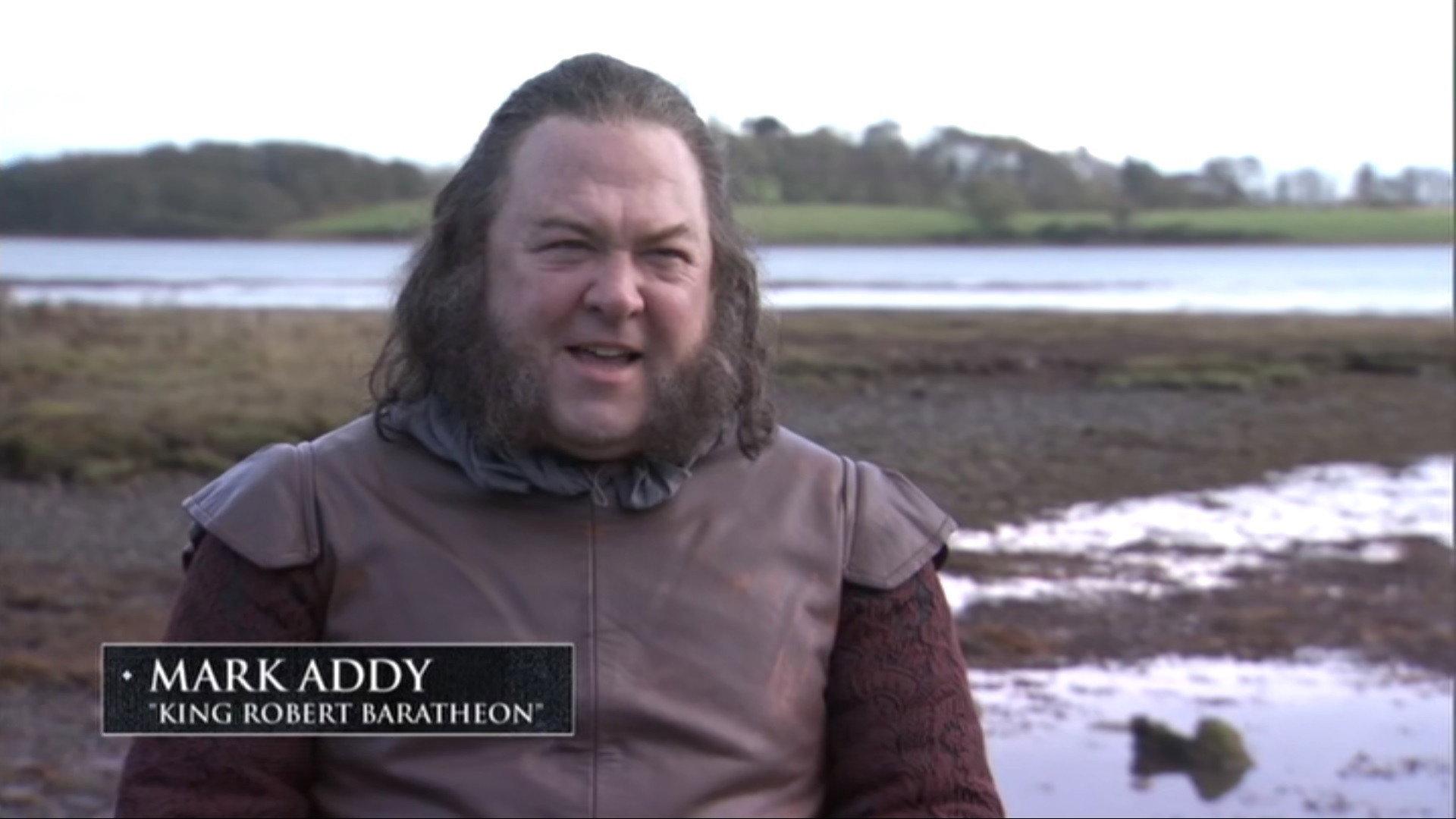 Still from Season 1 Character Profiles: Robert Baratheon