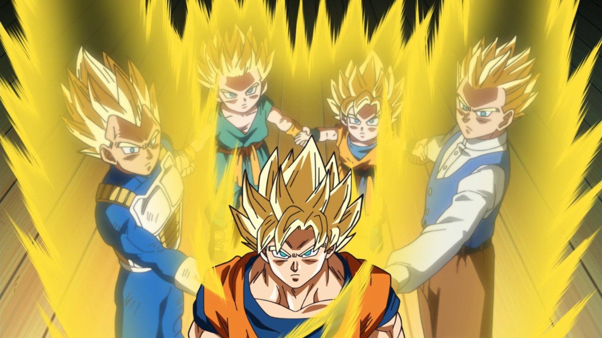 Still from Thanks for Waiting, Lord Beerus! A Super Saiyan God Is Born at Last!