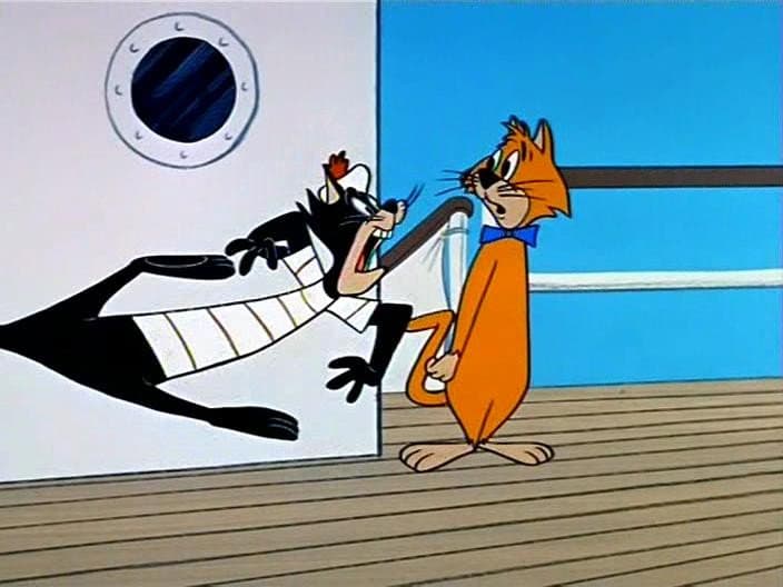 Still from Puss in Boats