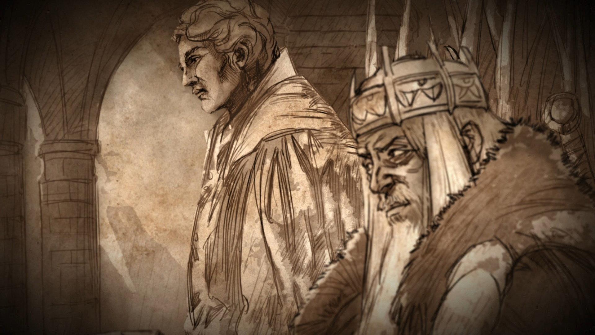 Still from Histories & Lore: Mad King Aerys (Tywin Lannister)