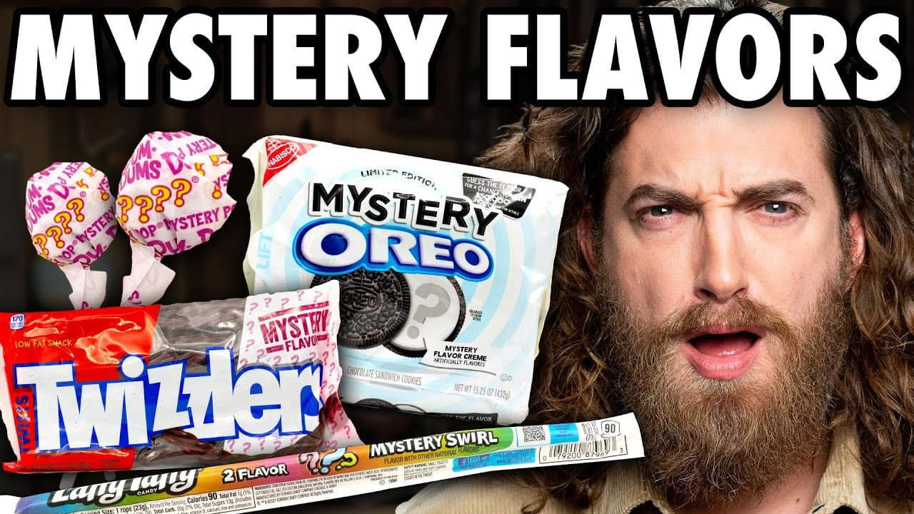 Still from What's The Best Mystery Flavored Snack? - Good Mythical More