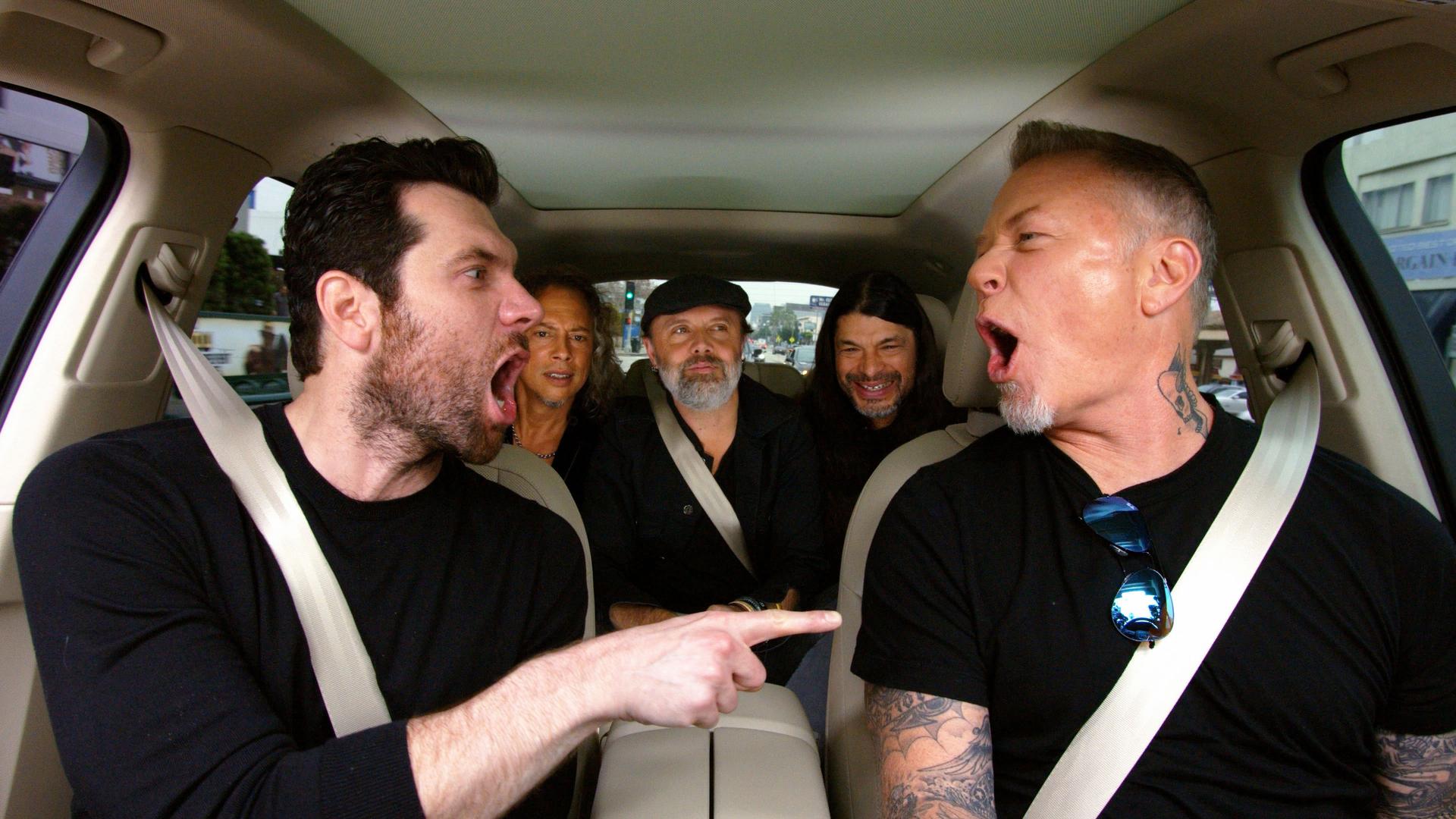 Still from Billy Eichner & Metallica