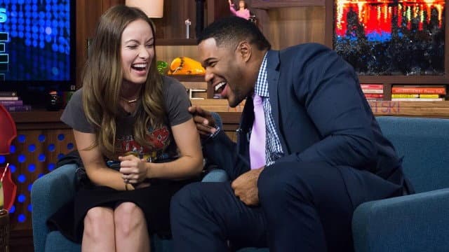 Still from Michael Strahan & Olivia Wilde