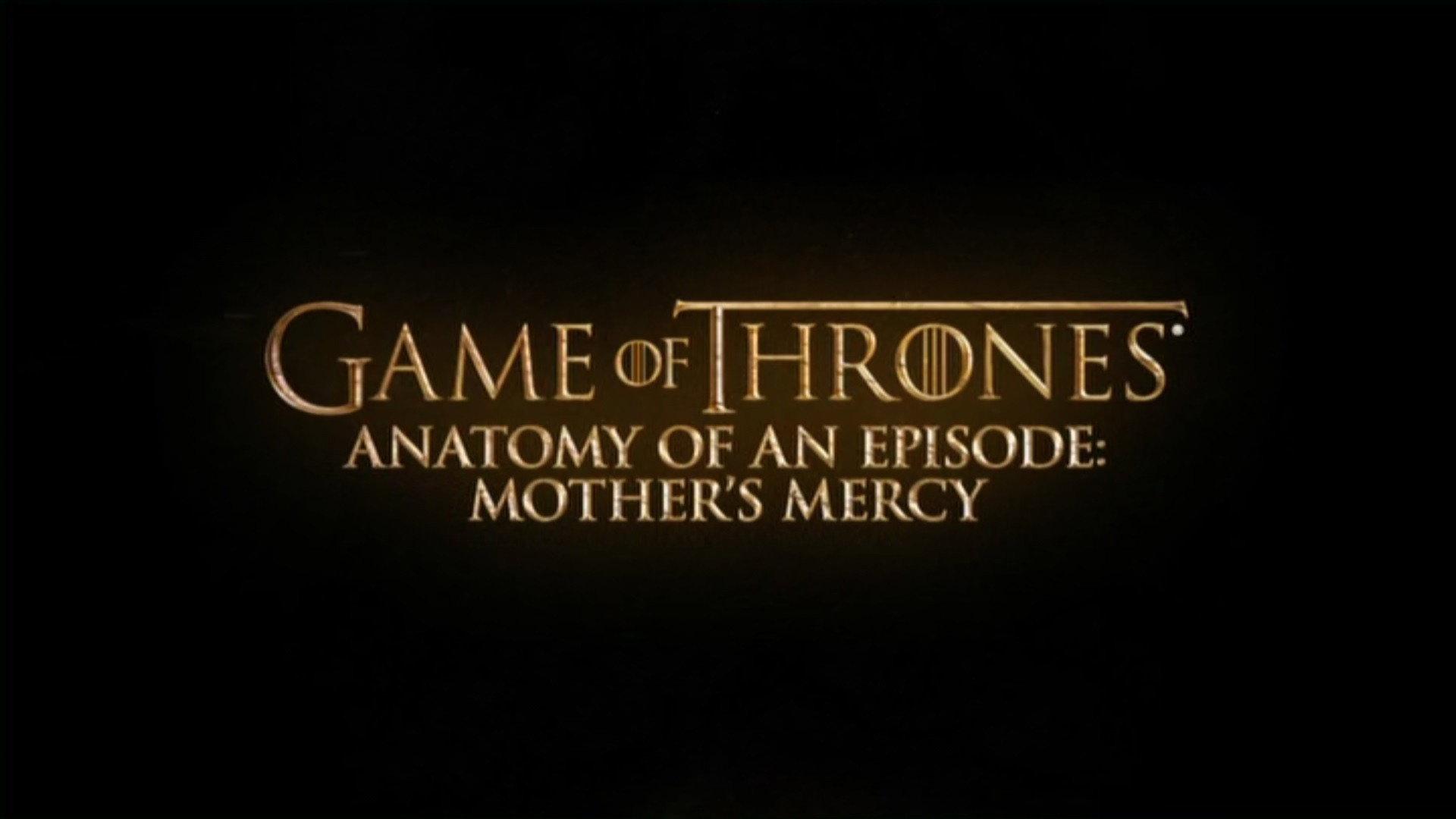 Still from Anatomy of an episode: Mother's Mercy