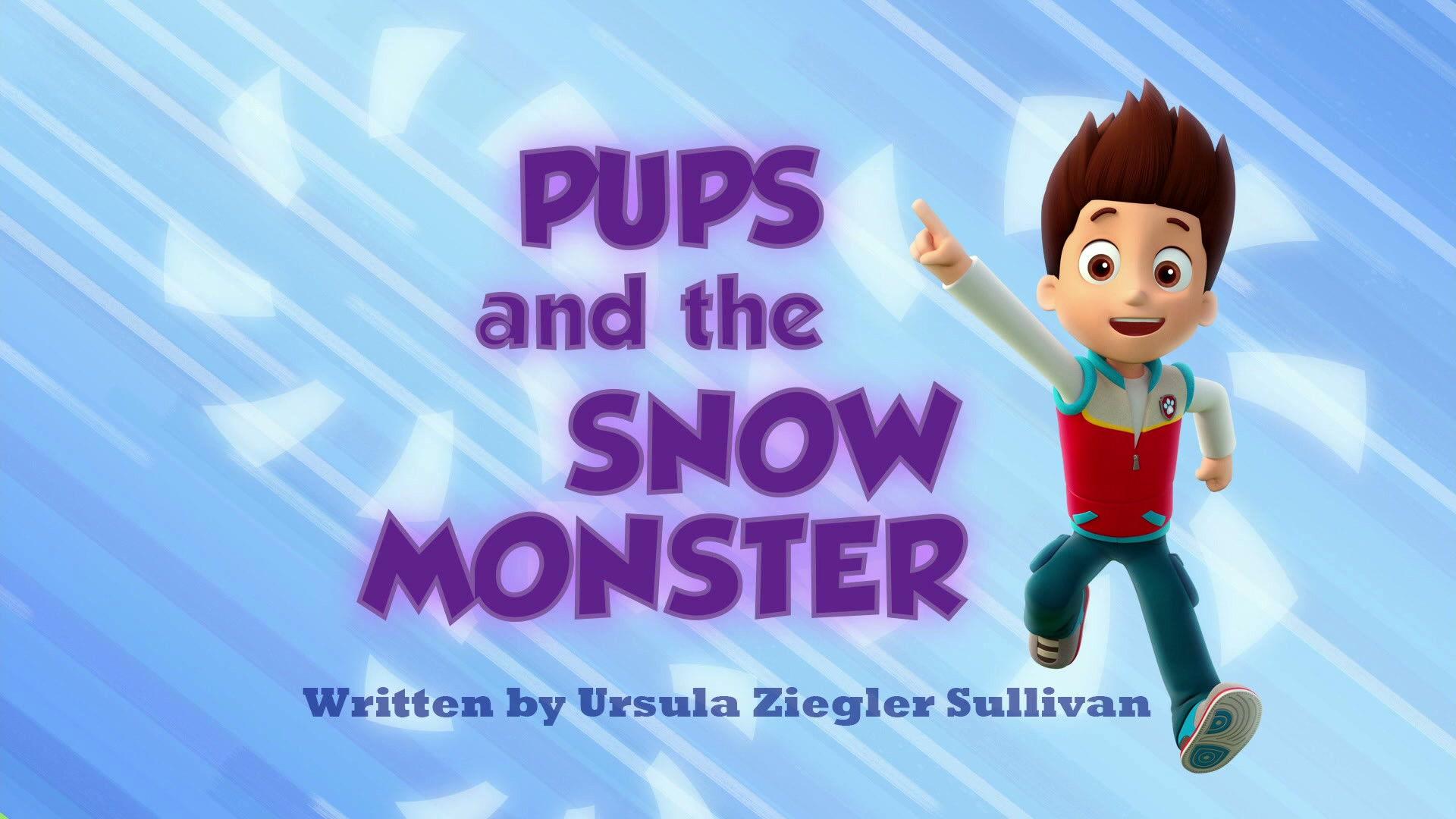 Still from Pups and the Snow Monster