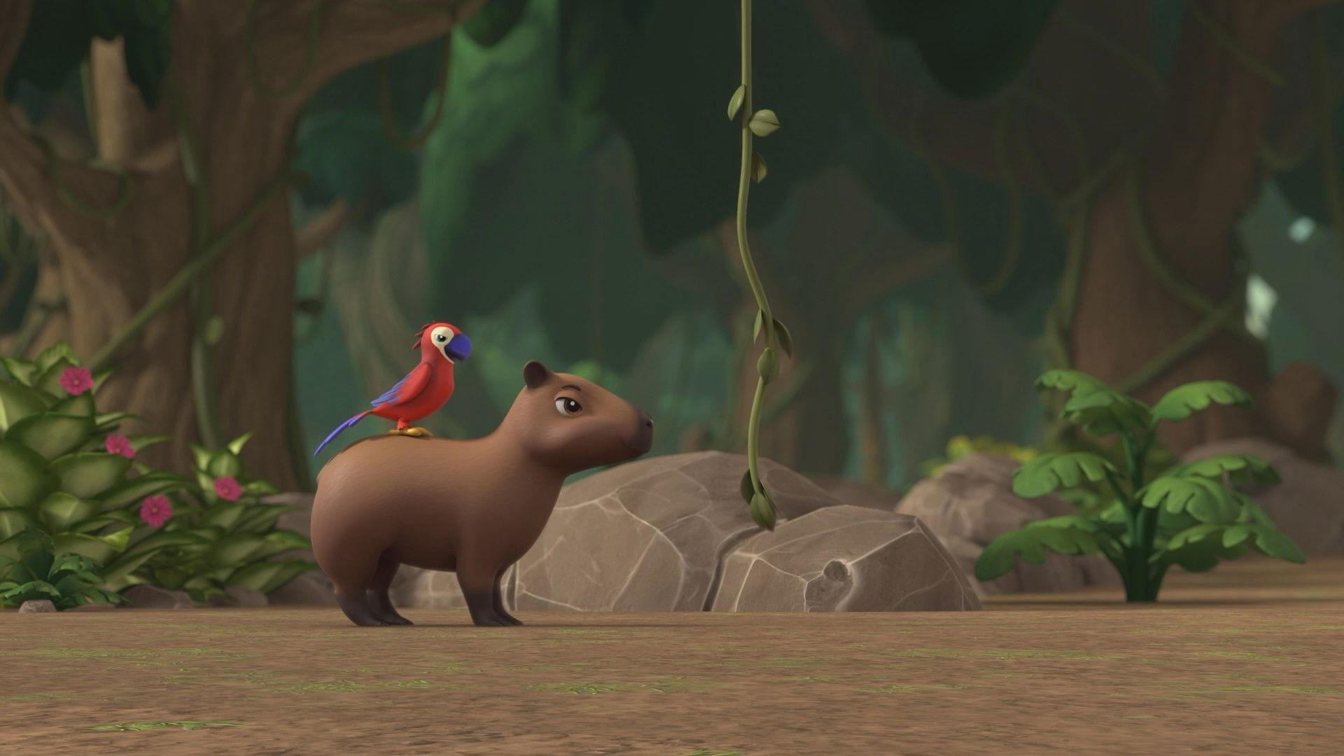 Still from Pups Save a Capybara