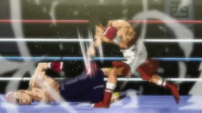 Still from Ippo vs. Hammer Nao