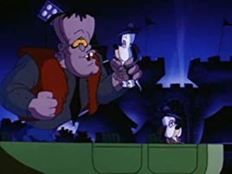 Still from The Monster Mob