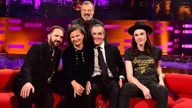 Still from Ralph Fiennes, Tracey Ullman, James Nesbitt, James Bay