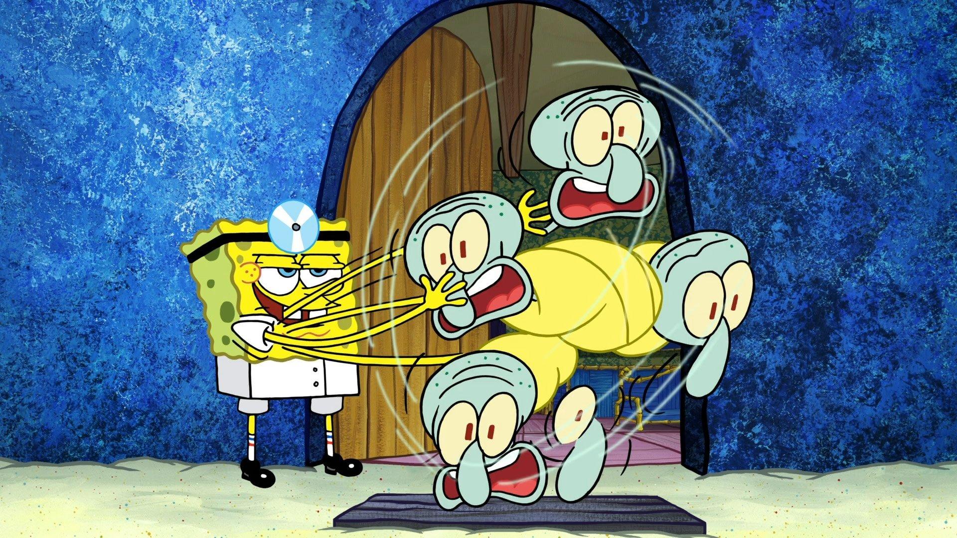 Still from Squidward's Sick Daze