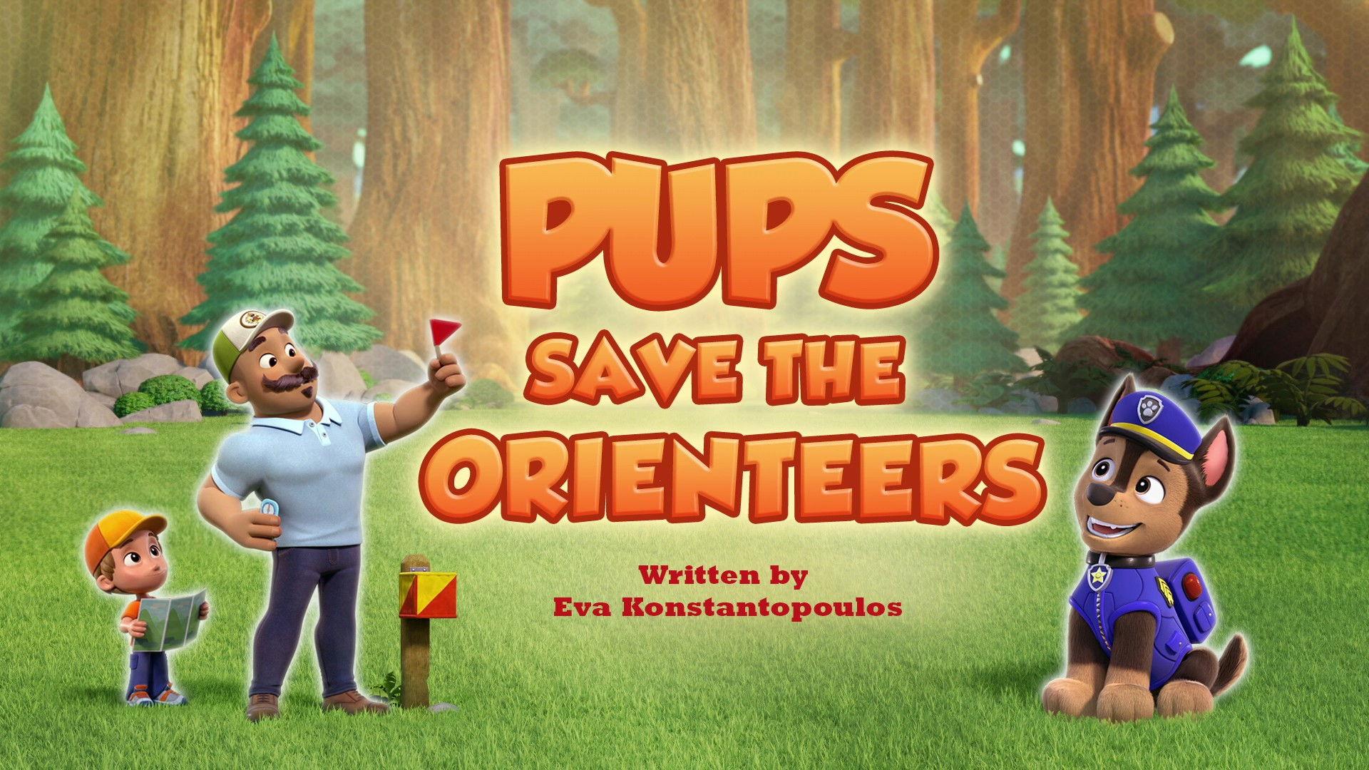 Still from Pups Save the Orienteers