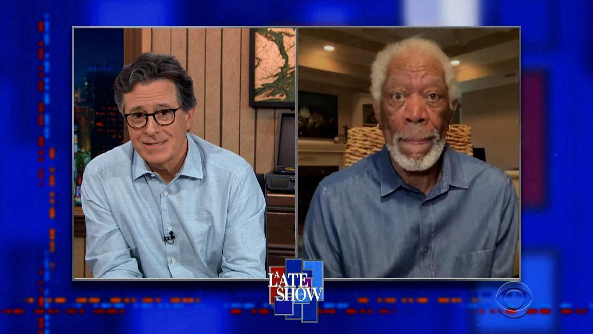 Still from Morgan Freeman, Tig Notaro