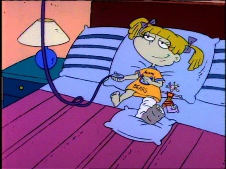 Still from Angelica Breaks a Leg