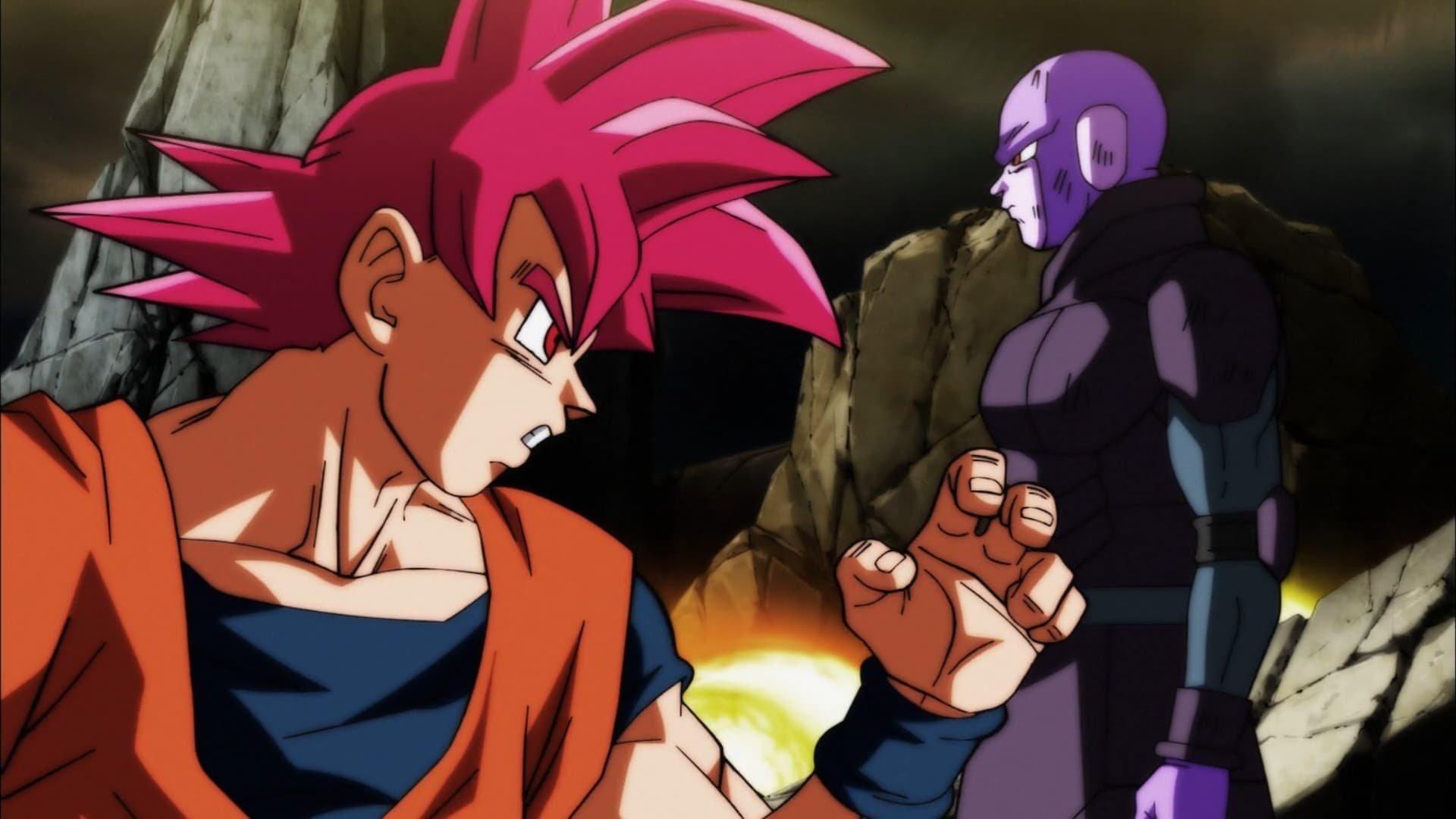 Still from A Transcendent Light-Speed Battle Erupts! Goku and Hit's United Front!
