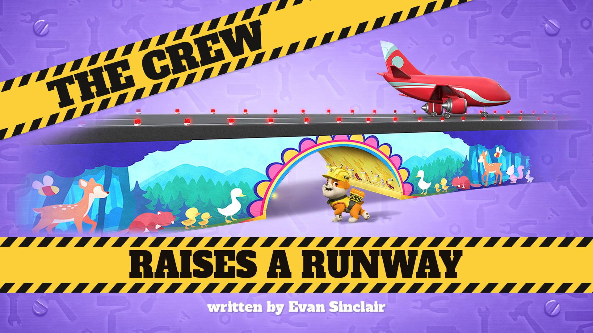 Still from The Crew Raises a Runway