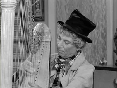 Still from Harpo Marx