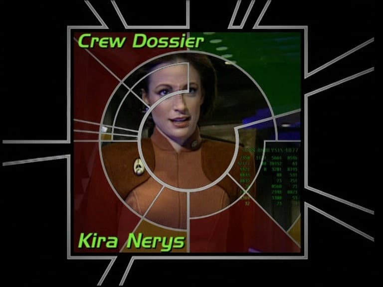 Still from Crew Dossier: Kira Nerys