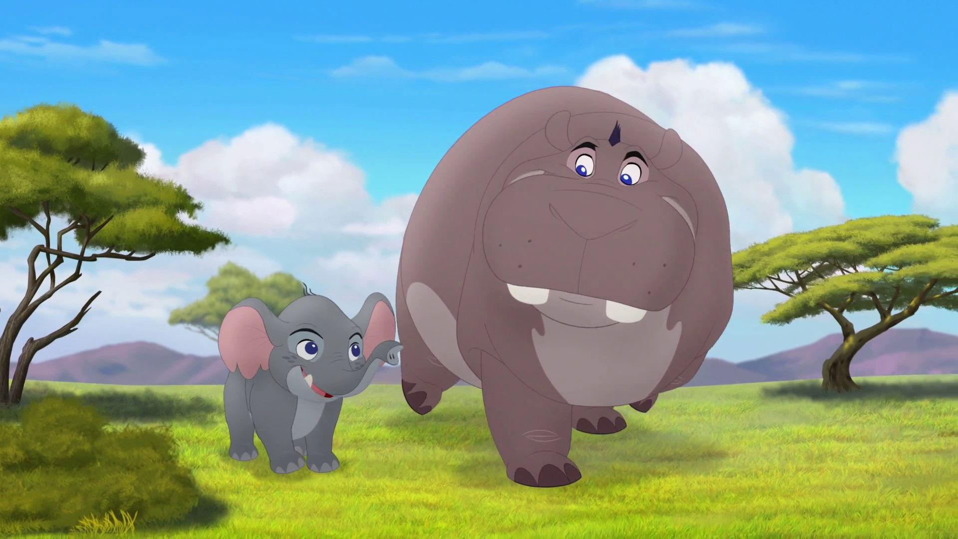 Still from Follow That Hippo!