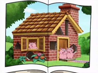 Still from Dora Saves the Three Lil' Piggies