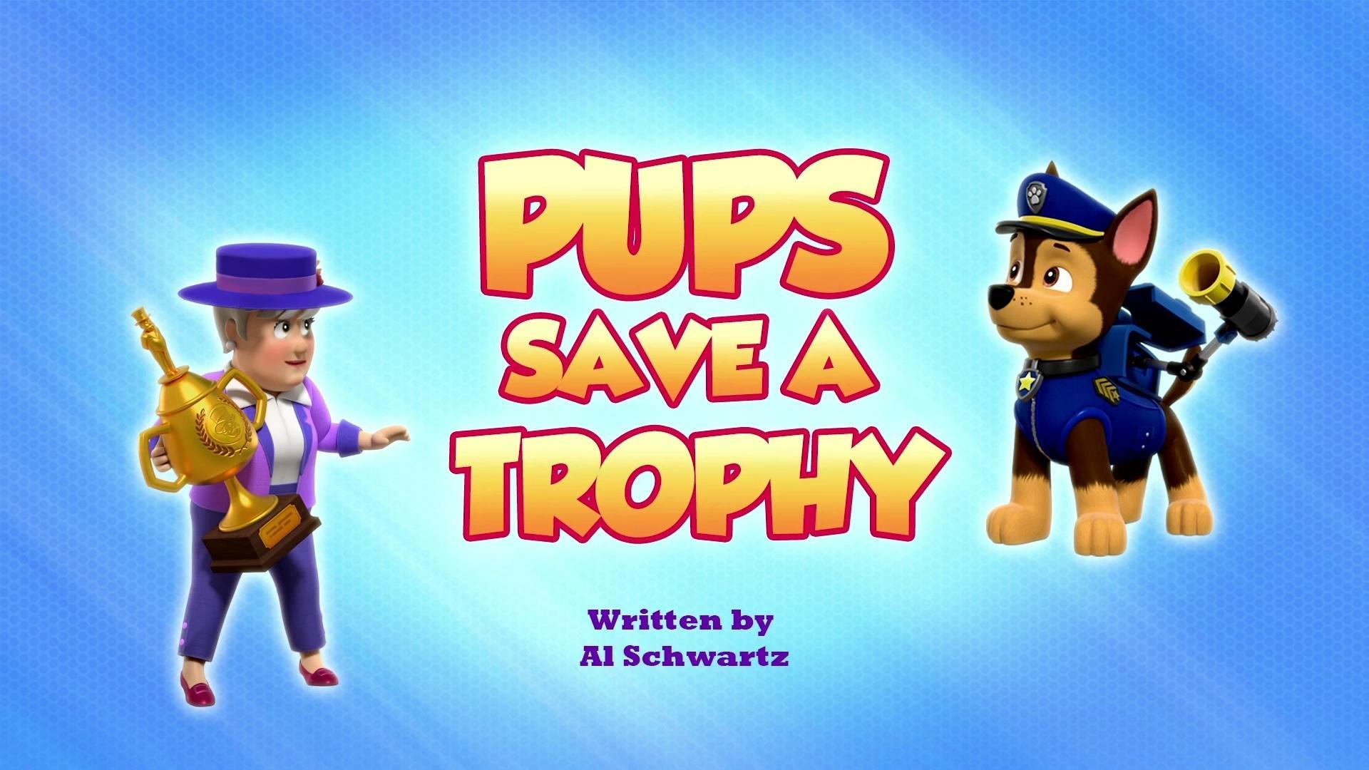 Still from Pups Save a Trophy