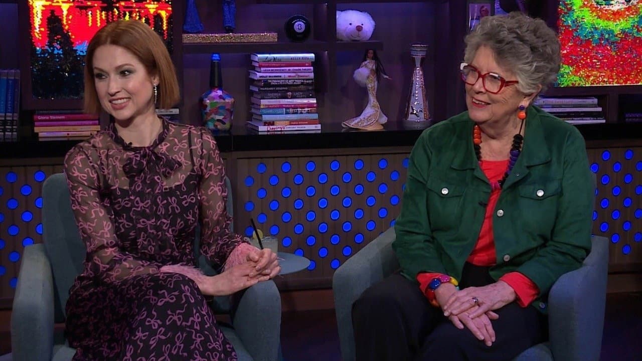 Still from Ellie Kemper and Prue Leith