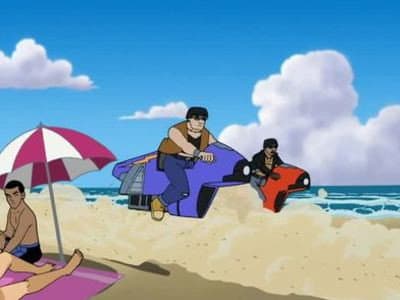 Still from Crime Waves